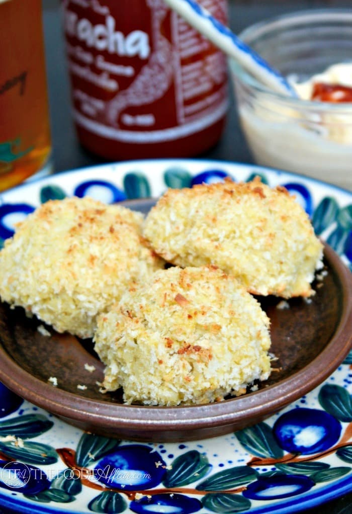 Baked Artichoke Balls are a delicious alternative to the fried appetizer! You can also use the same filling to make a dip! The Foodie Affair